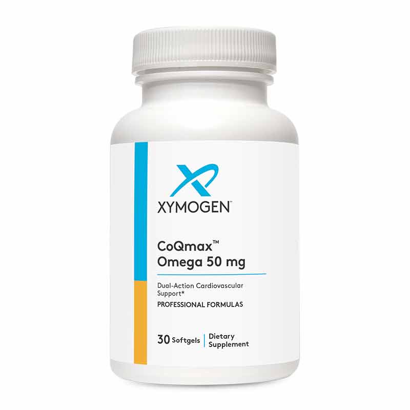 CoQmax Omega 50 Mg, 30 Softgels, by Xymogen