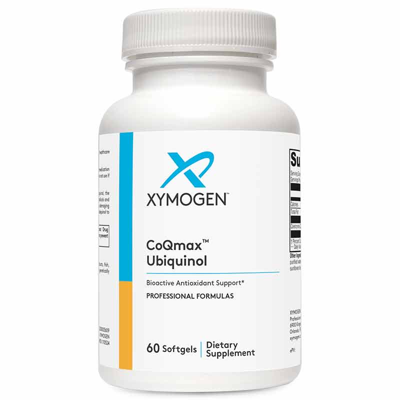 CoQmax Ubiquinol, by Xymogen