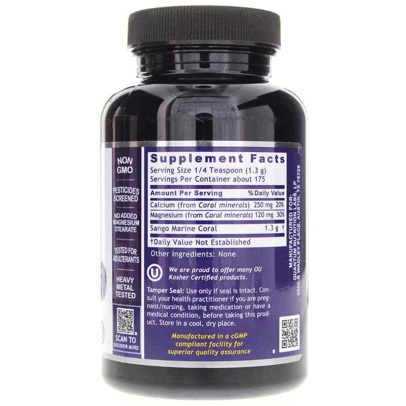Coral Calcium Powder, 8 Oz, by Quantum Nutrition Labs, image #2