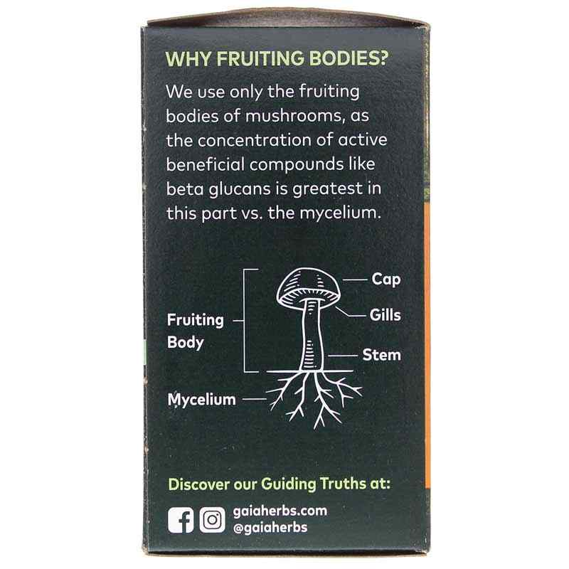 Cordyceps Mushroom Energy Support, 40 Vegan Capsules, by Gaia Herbs, image #4