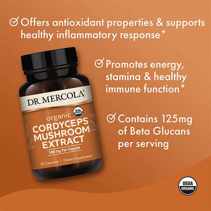 Cordyceps Mushroom Extract, by Dr. Mercola, image #4