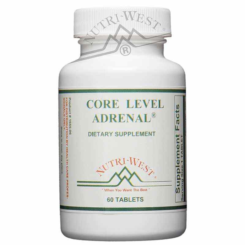 Core Level Adrenal, 60 Tablets, by Nutri-West