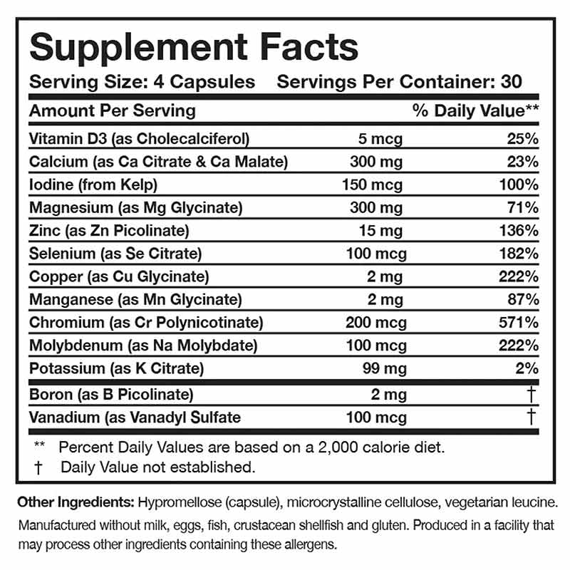 Core Minerals, by Researched Nutritionals, image #2