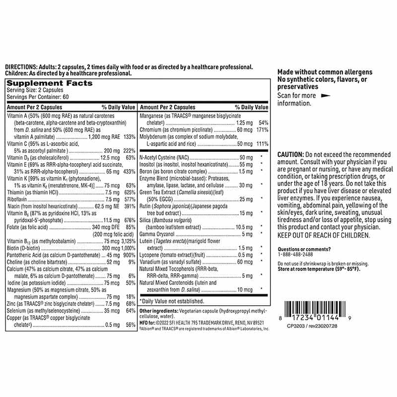 Core Multi Multinutrient Formula, by SFI Health, image #2