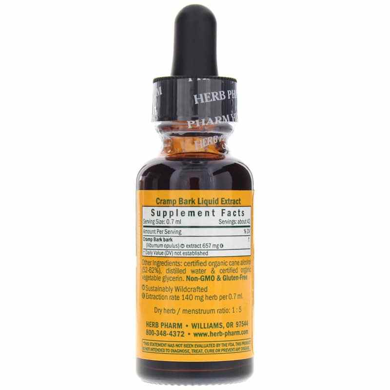 Cramp Bark Extract, 1 Oz, by Herb Pharm, image #2