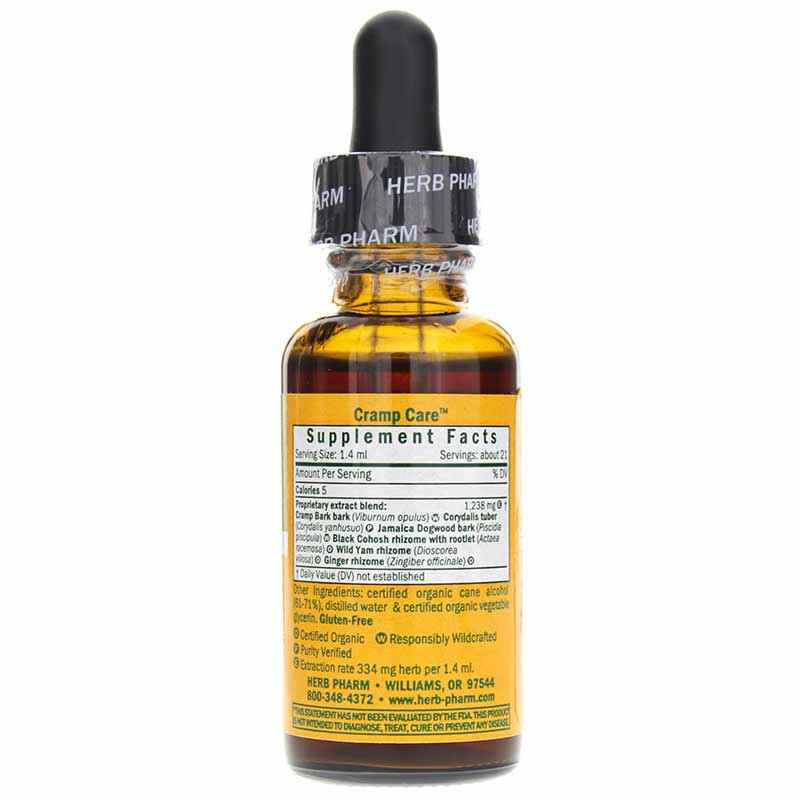 Cramp Care, 1 Oz, by Herb Pharm, image #2