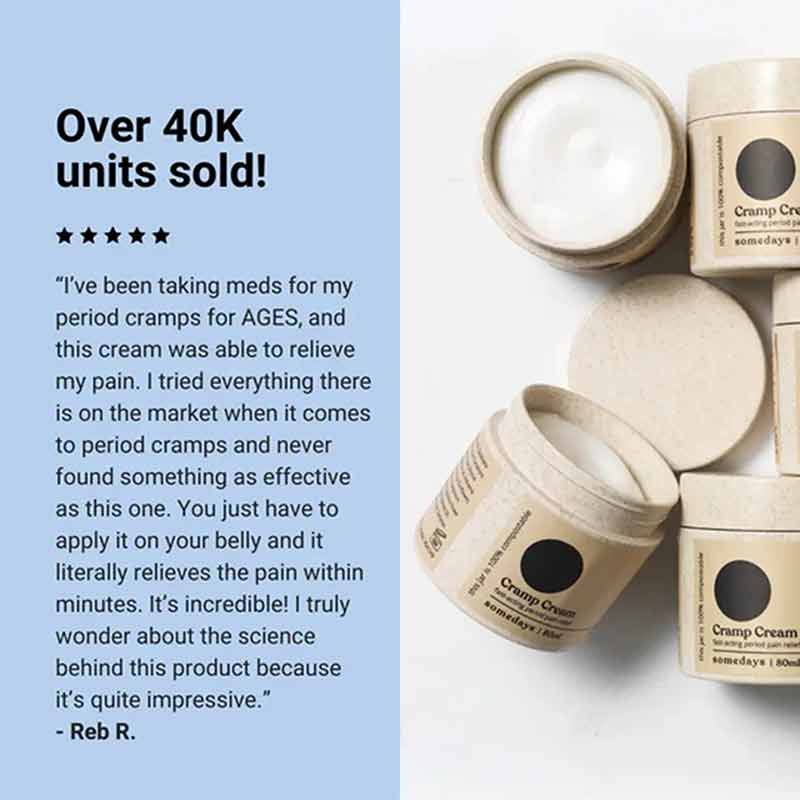 Cramp Cream, 80 Ml, by Somedays, image #3