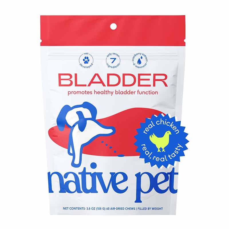 Cranberry Bladder Chews, Kidney & Urinary Supplement For Dog, by Native Pet