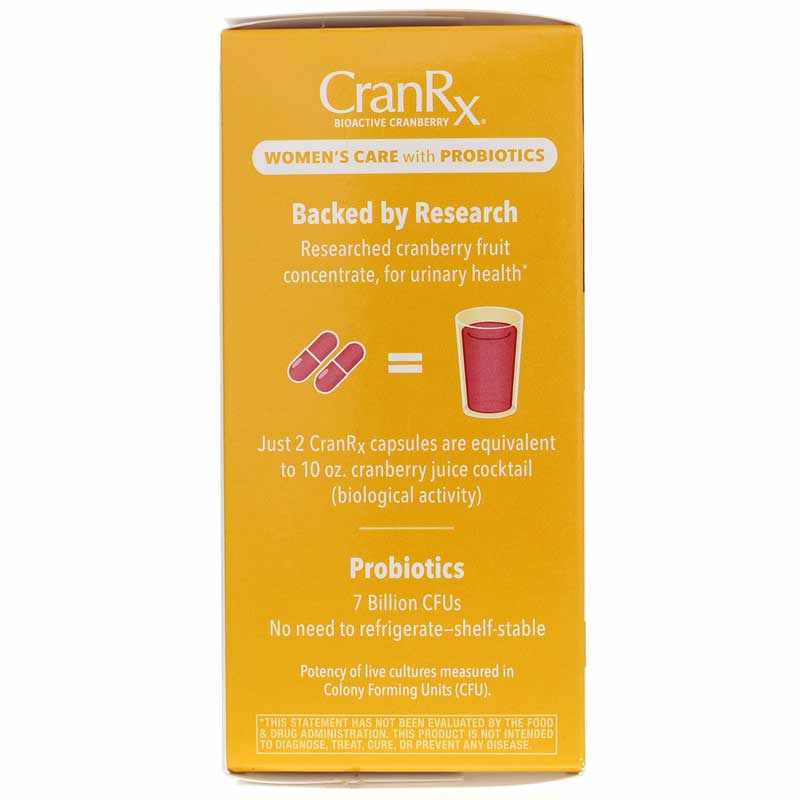 CranRx Women's Care with Probiotics, by Natures Way, image #4