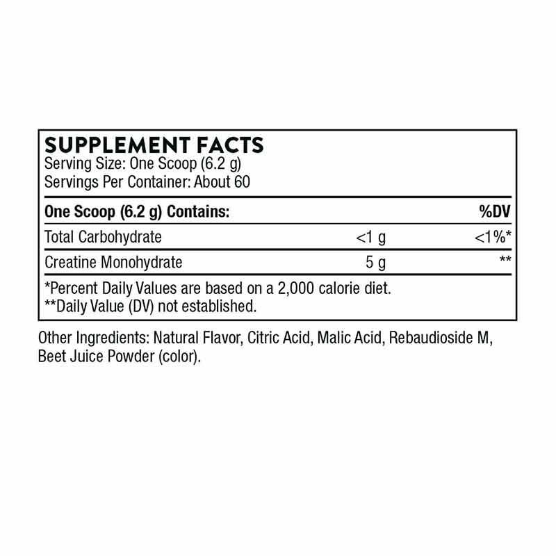 Creatine, Strawberry, 13.1 Oz, by Thorne Research, image #5