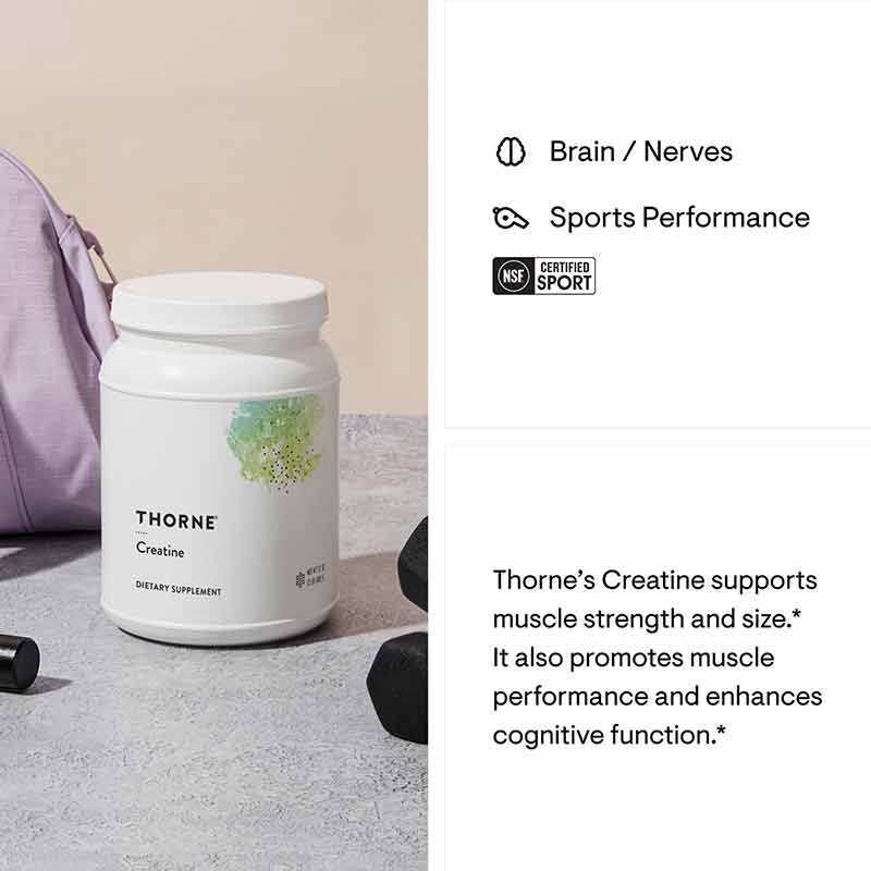 Creatine, Unflavored, 180 Servings, by Thorne Research, image #2