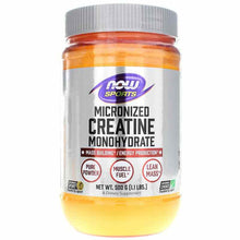Creatine Monohydrate Micronized Pure Powder, by NOW Foods