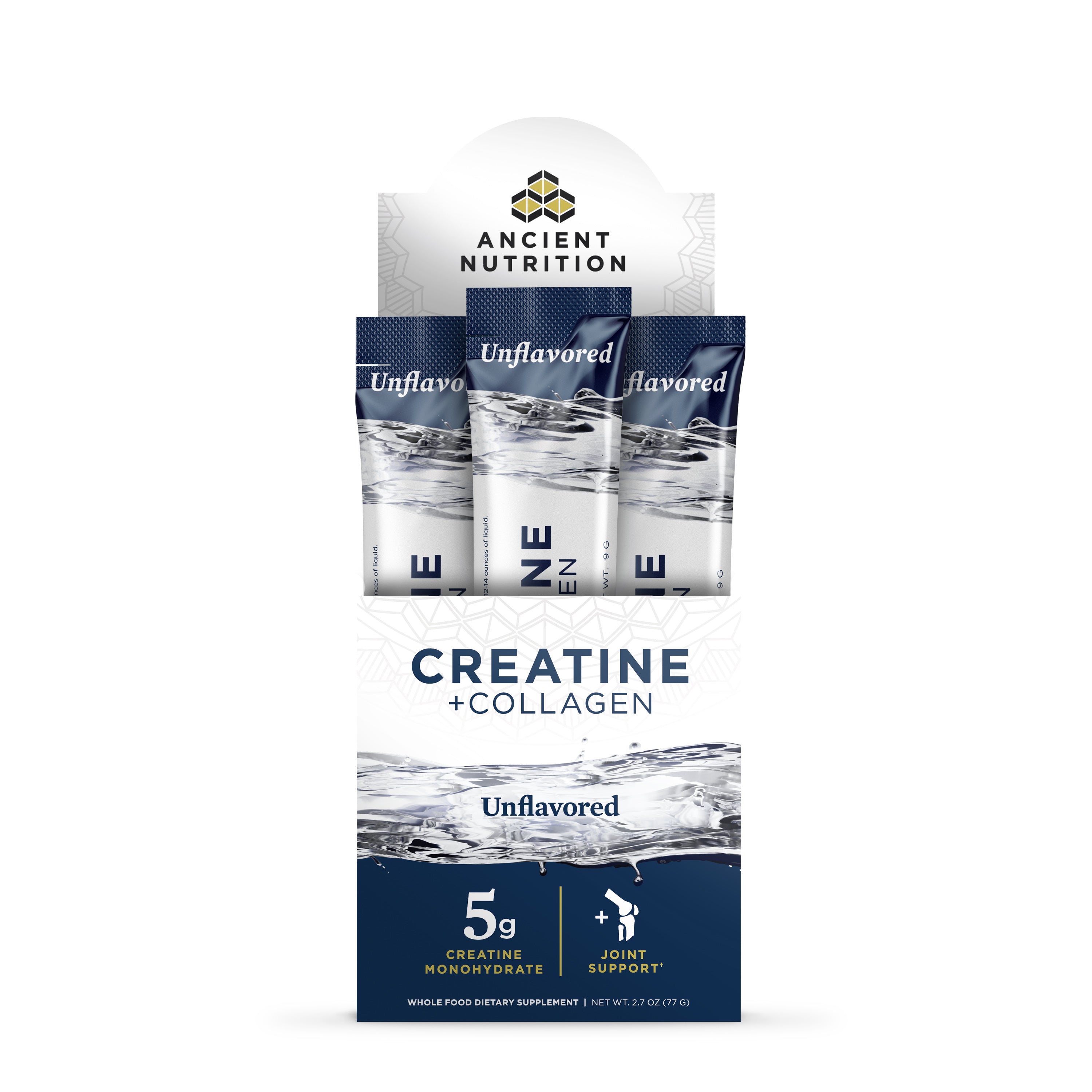 Creatine Plus Collagen Stick Packs, by Ancient Nutrition