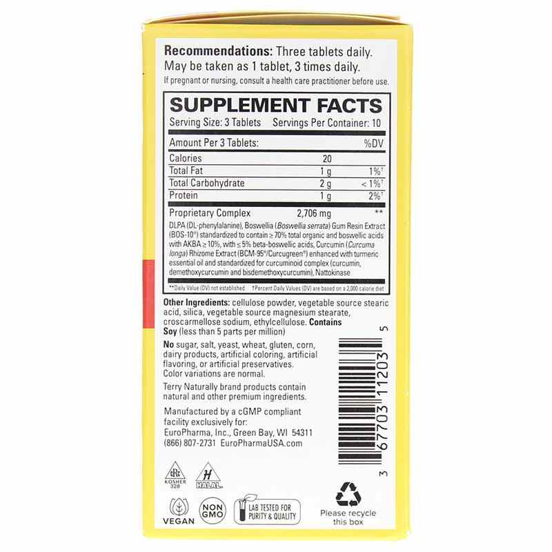 Curamin Extra Strength, 30 Tablets, by Terry Naturally, image #2