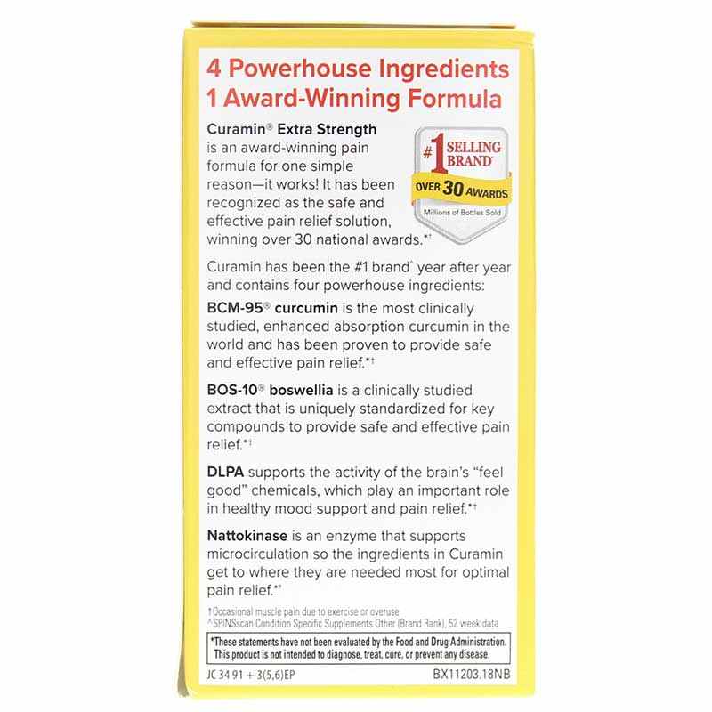 Curamin Extra Strength, 30 Tablets, by Terry Naturally, image #3