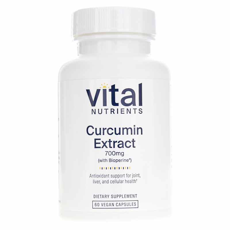 Curcumin Extract 700 Mg with Bioperine, by Vital Nutrients