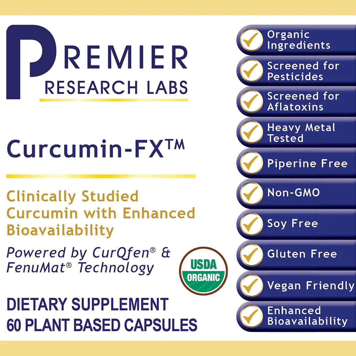 Curcumin-FX, by Premier Research Labs