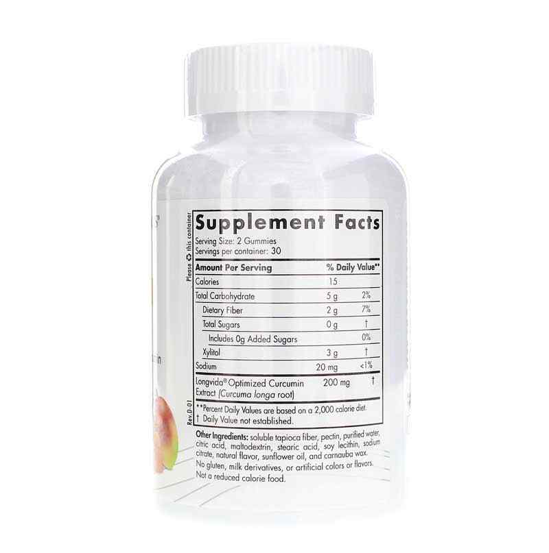 Curcumin Gummies Zero Sugar, by Nordic Naturals, image #2
