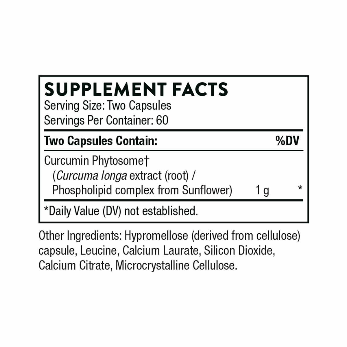 Curcumin Phytosome (formerly Meriva-SF) 1000 Mg THR, by Thorne Research