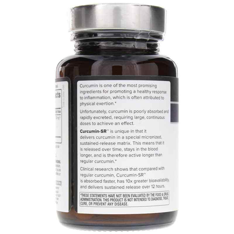 Curcumin-SR 12-Hour Sustained Release, 30 Veg Capsules, by Quality Of Life, image #3