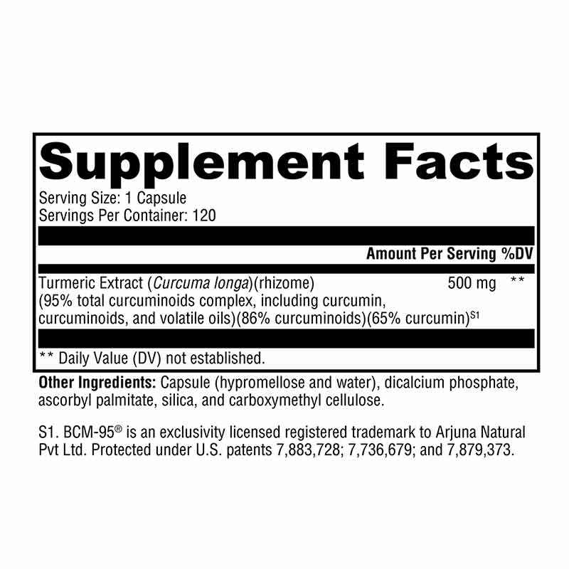 CurcuPlex-95, 120 Veg Capsules, by Xymogen, image #2