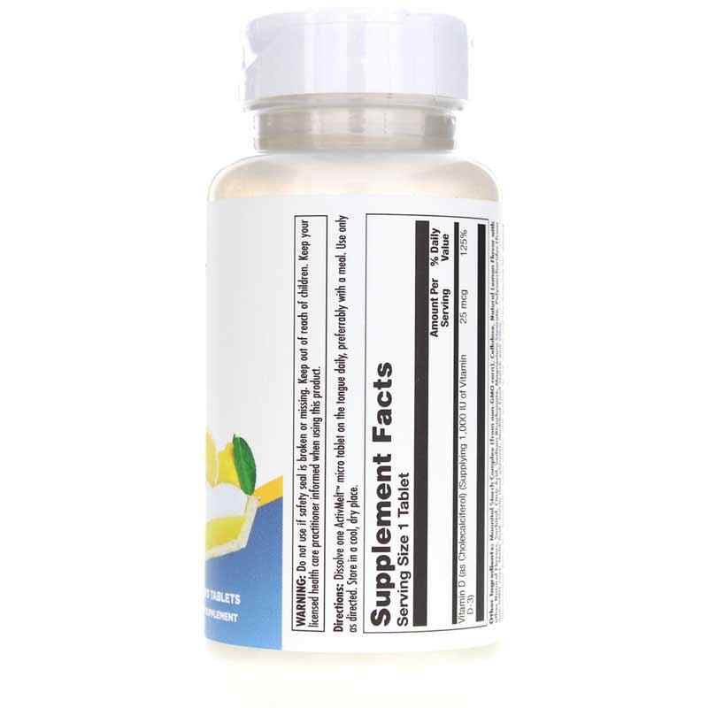 D-3 1000 IU ActivMelt, Lemon Meringue, by Kal, image #2
