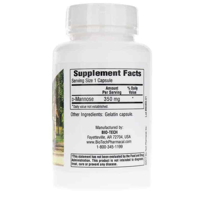 D-Mannose Capsules, 100 Capsules, by Bio-Tech Pharmacal, image #2