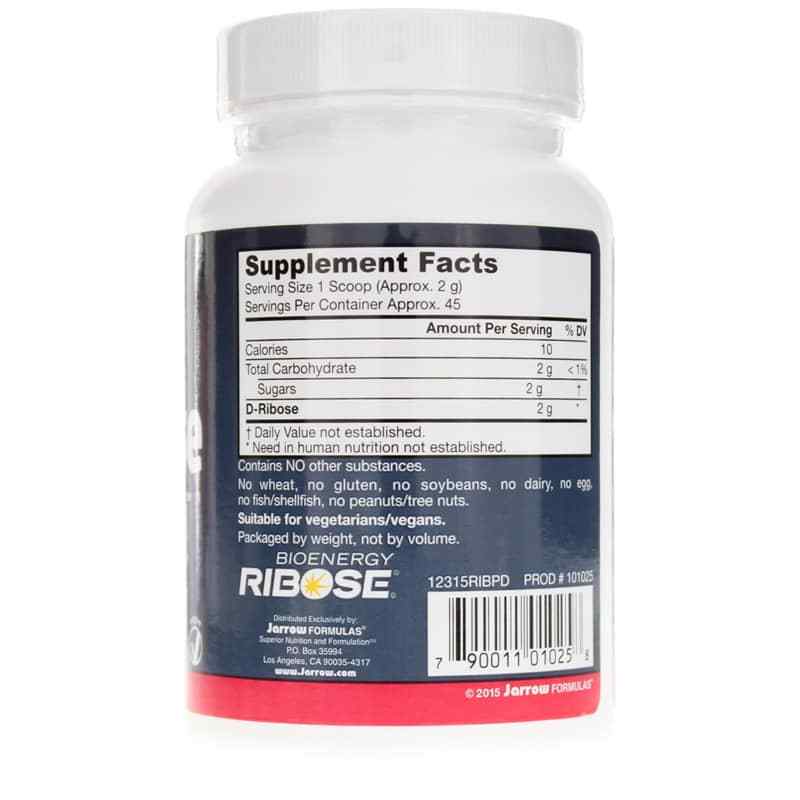 D-Ribose Powder, 3.5 Oz, by Jarrow Formulas, image #2