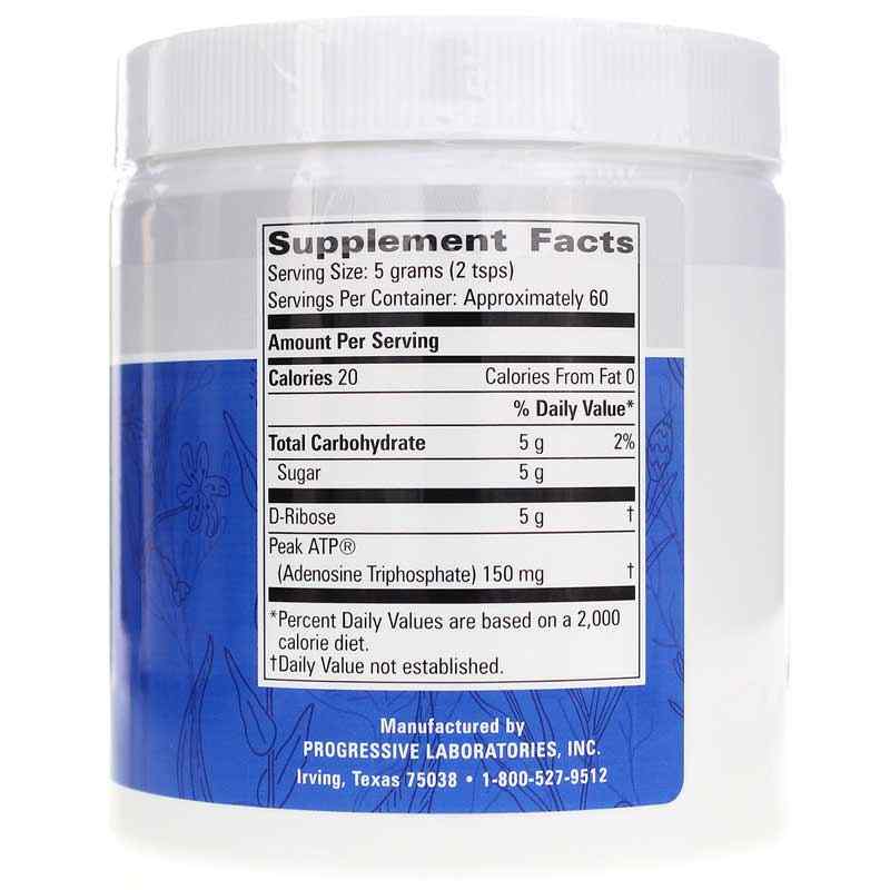 D-Ribose Powder with Peak ATP, by Progressive Labs, image #2