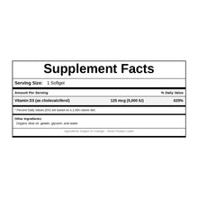 D3 5000, 120 Softgels, by NutriDyn
