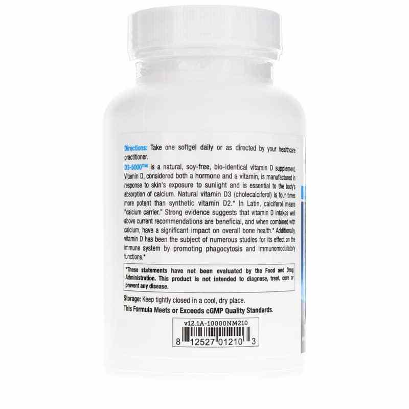 D3-5000, 180 Softgels, by NuMedica, image #3