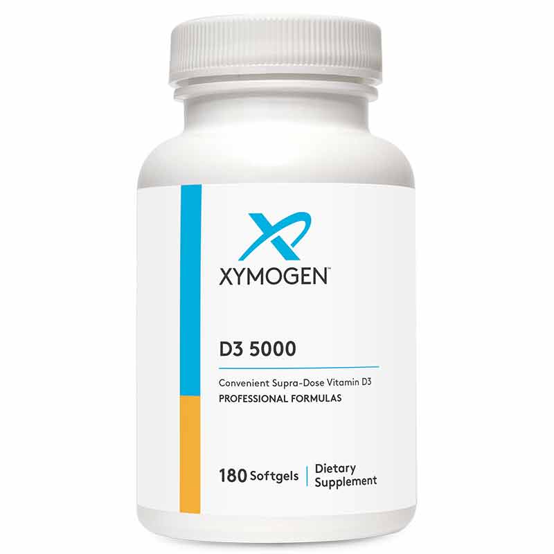 D3 5000, 180 Softgels, by Xymogen