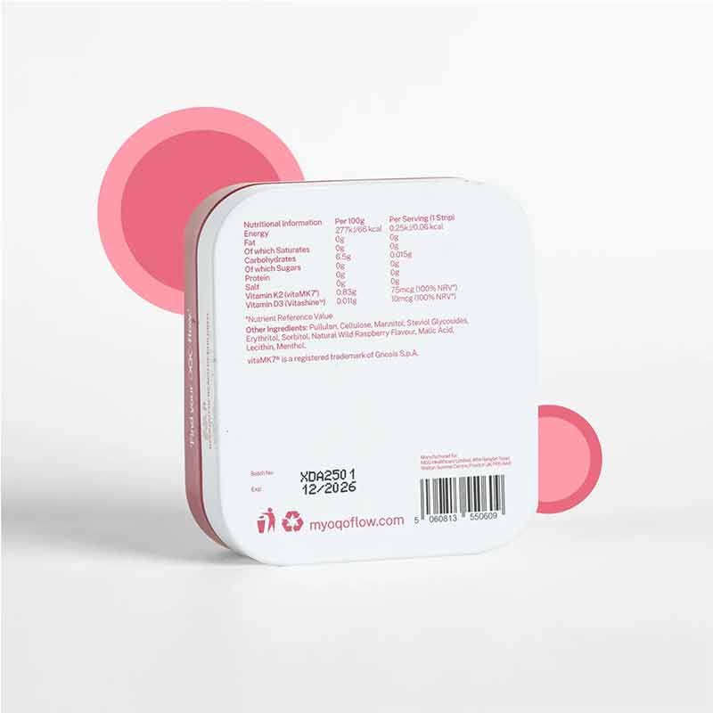 D3+K2, Wild Raspberry, 30 Strips, by Diso, image #2