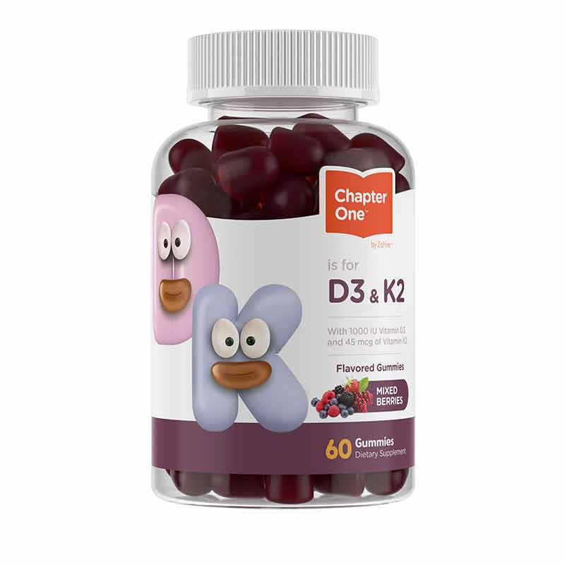 D3 & K2 Gummies, 60 Gummies, by Chapter One, image #2