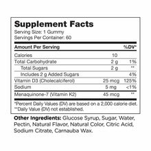 D3 & K2 Gummies, 60 Gummies, by Chapter One, image #5