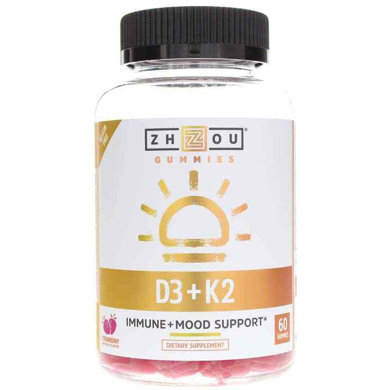 D3 + K2 Gummies, by Zhou Nutrition