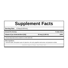 D3 Liquid, 1 Oz, by NutriDyn