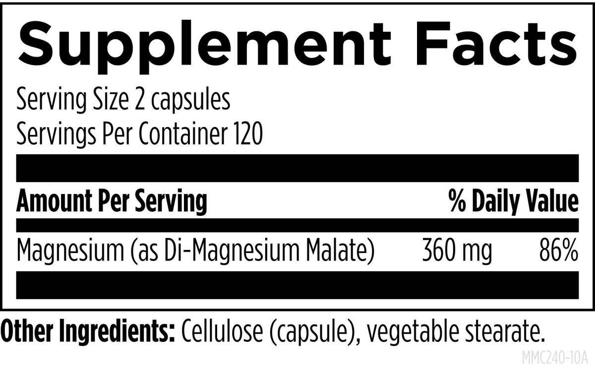 Magnesium Malate, by Designs For Health