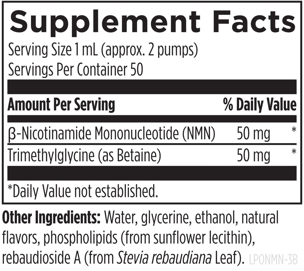 Liposomal NMN Synergy, 1.7 Oz, by Designs For Health