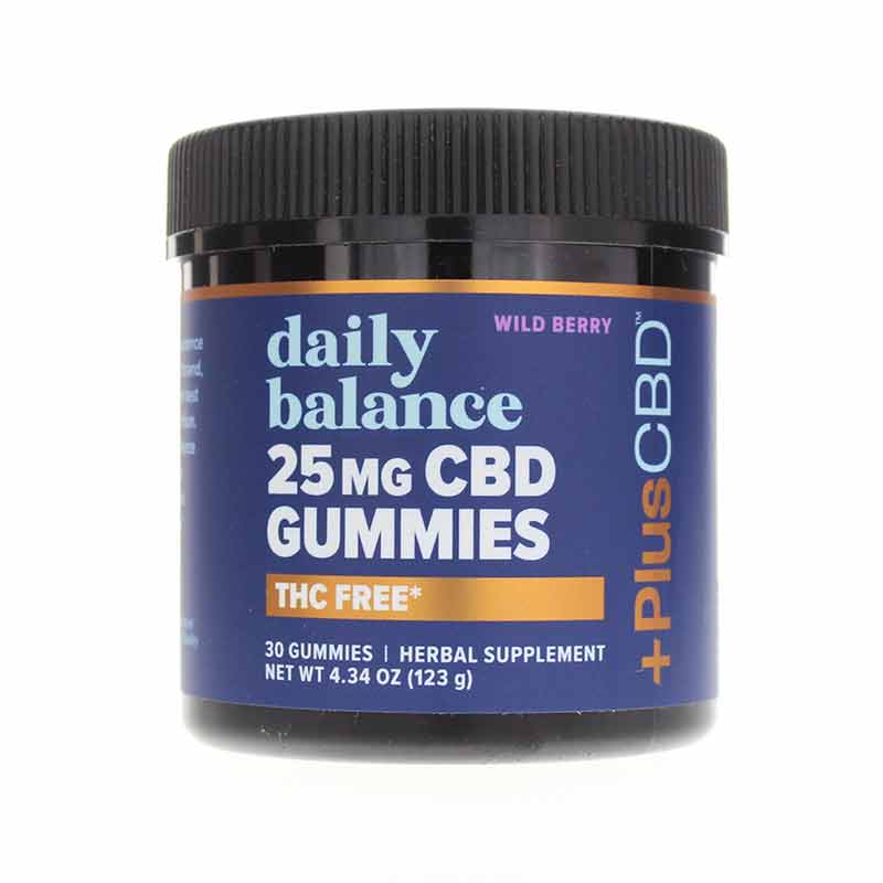 Daily Balance THC Free CBD 25 Mg, 30 Gummies, by PlusCBD Oil