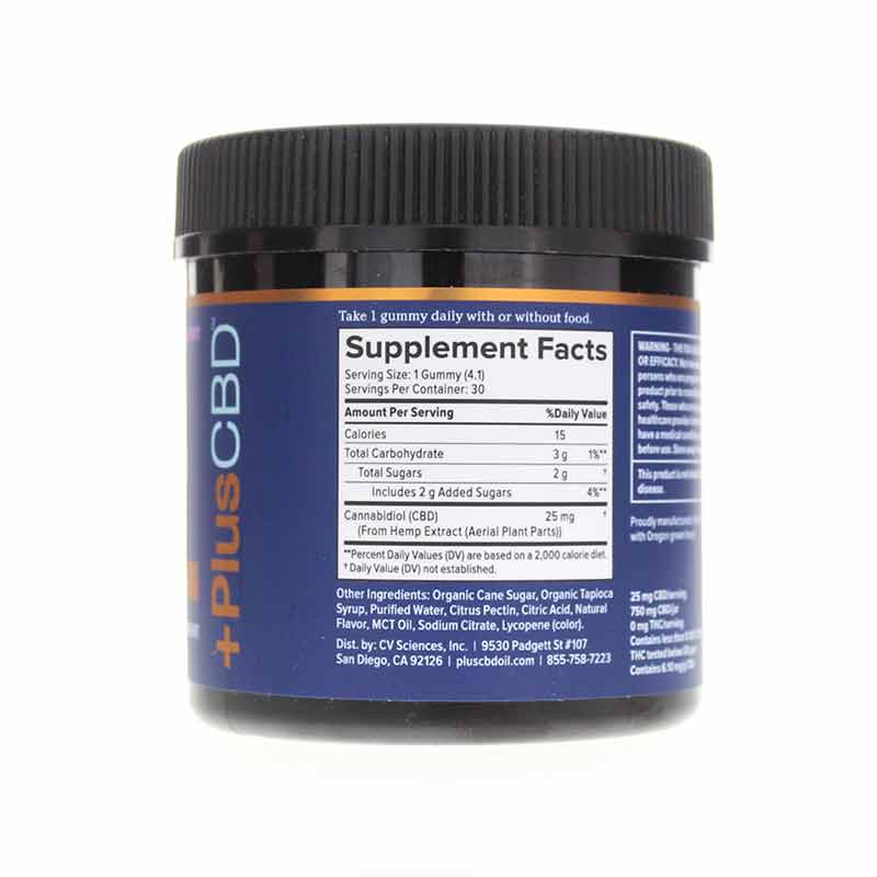 Daily Balance THC Free CBD 25 Mg, 30 Gummies, by PlusCBD Oil, image #2