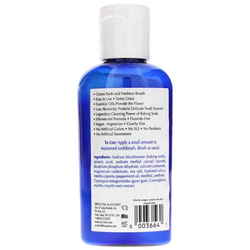 DailyCare Baking Soda Toothpowder, Mint, by Eco-Dent, image #2