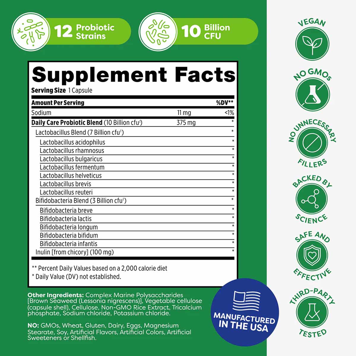 Daily Care Probiotic, 30 Capsules, by Probulin