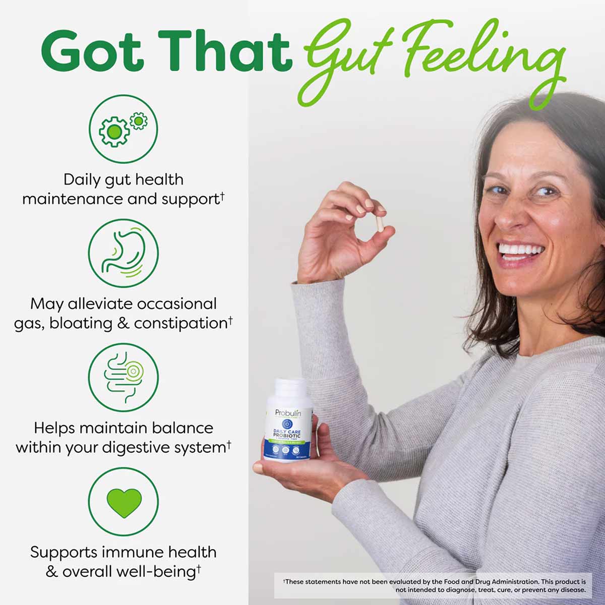 Daily Care Probiotic, 30 Capsules, by Probulin