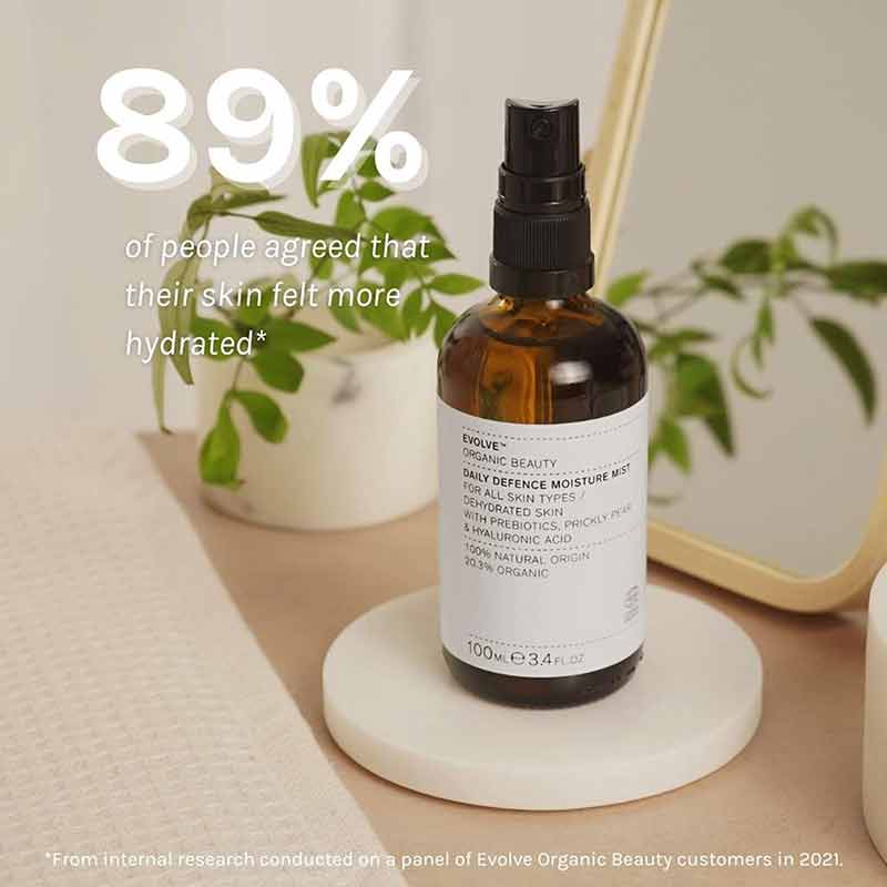 Daily Defence Moisture Mist, 3.4 Oz, by Evolve Organic Beauty, image #7