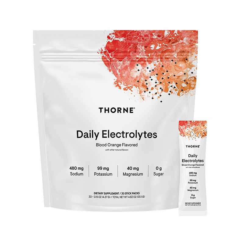 Daily Electrolytes, Blood Orange, 30 Packets, by Thorne Research
