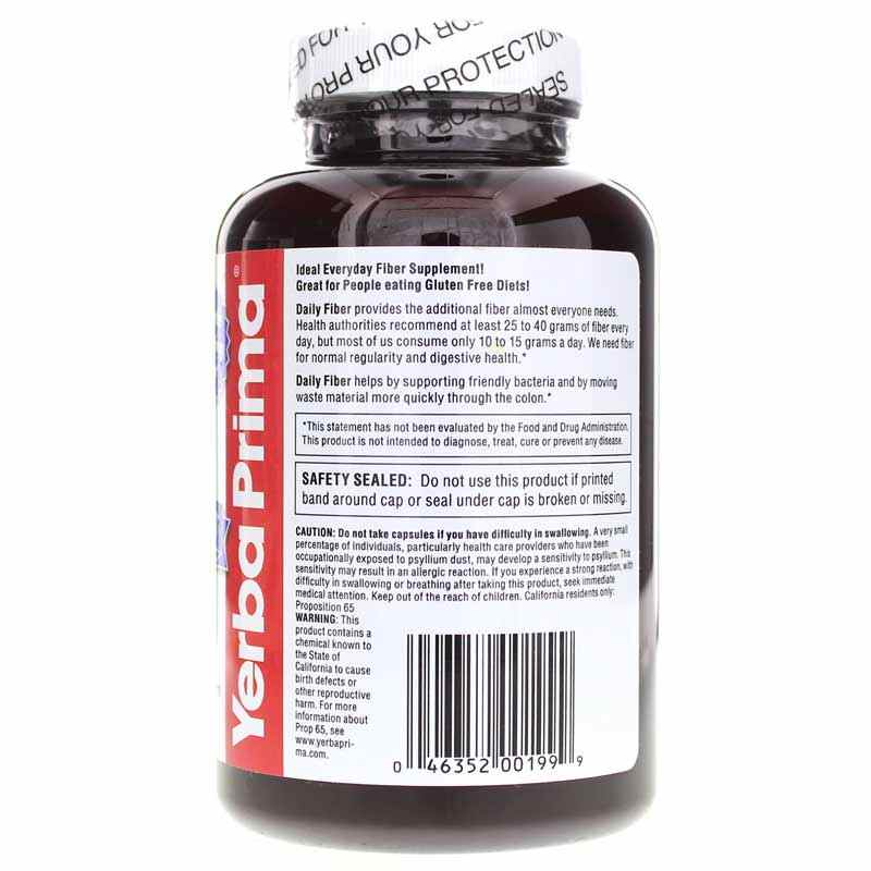 Daily Fiber Caps, by Yerba Prima, image #3