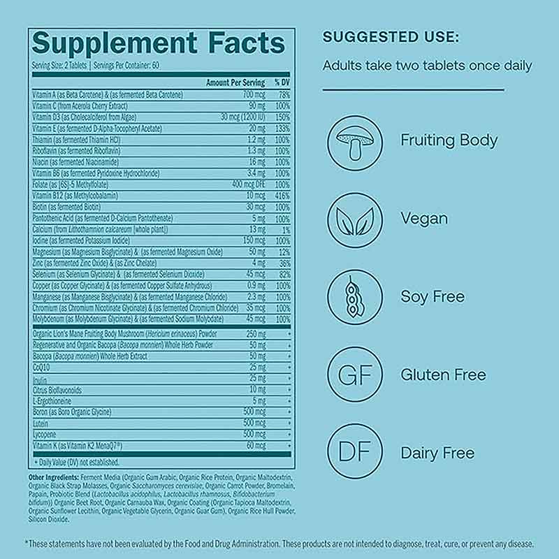 Daily Men's 50+ Multi, 120 Tablets, by True Grace, image #3