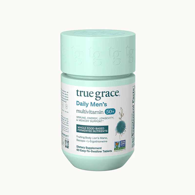 Daily Men's 50+ Multi, 60 Tablets, by True Grace