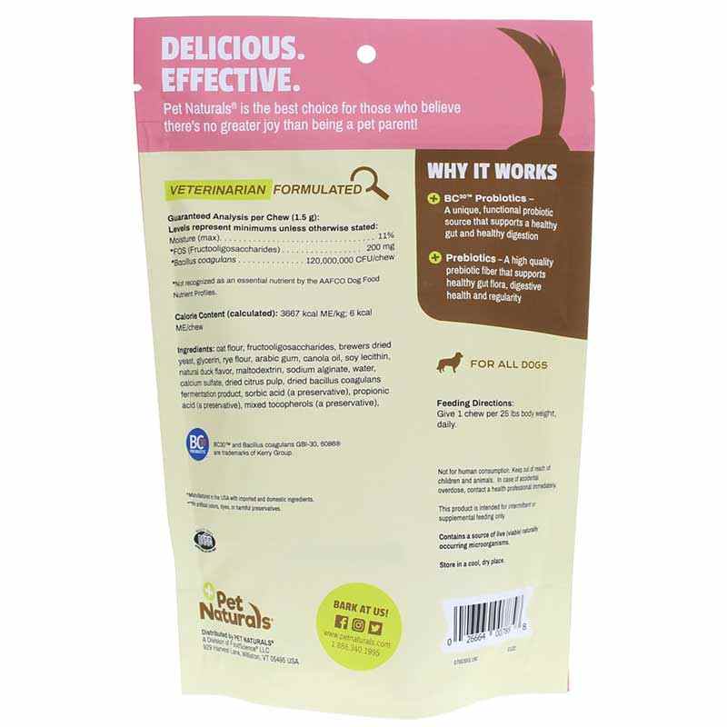 Daily Probiotic for Dogs of All Sizes, 160 Chewables, by Pet Naturals Of Vermont, image #2